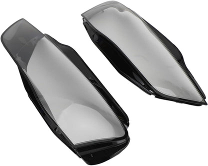 ya 10 9.16 zhengce Left +Right Headlight Lens Plastic Cover Shell for Audi A4 B8 Facelift 12-1
