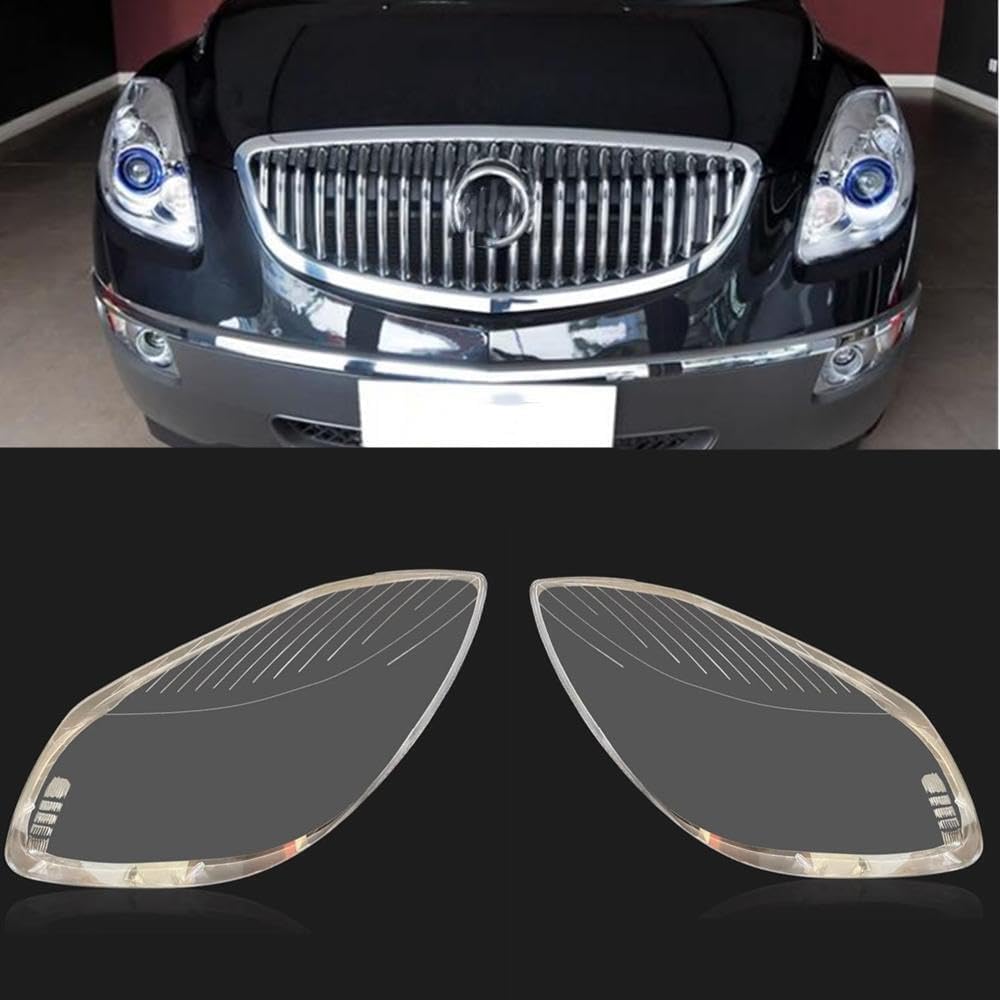 ya 4 8.14 for Buick Enclave 2008-2012 Left $ Right Headlamp Protector Headlamp Housing Lens 