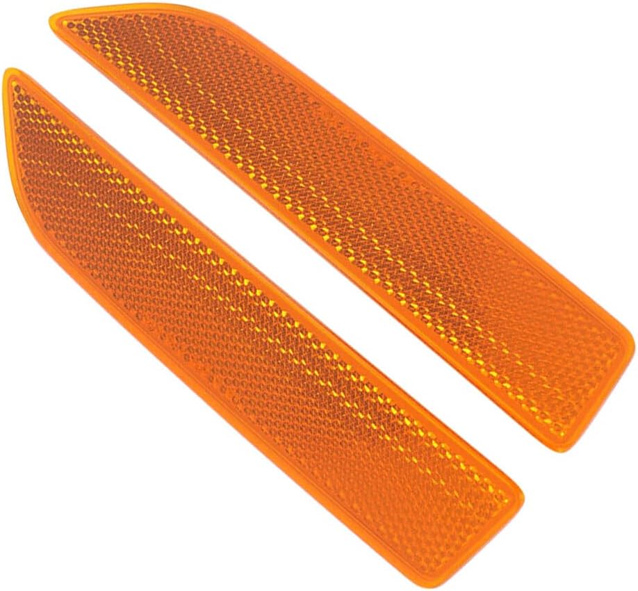 ya 27 10.13 baidi Pack of 2 Front Side Bumper Reflector Fit For 2007-10 X3 E83 Left & Right