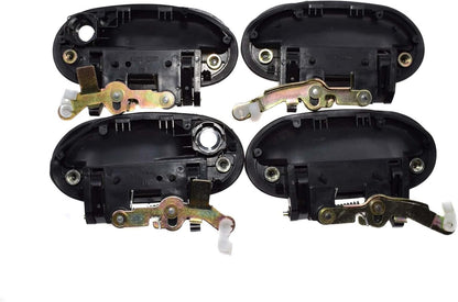 ya 2 8.15 4 Piece Set Exterior Door Handle FL FR RL RR for Hyundai Accent 1995-1999 