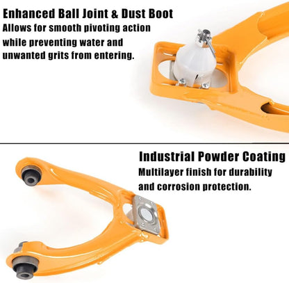 ya 13 9.15 baidi Gold Adjustable Front Upper Camber Kit Control Arm for Honda for Civic 96-00 EK EJ