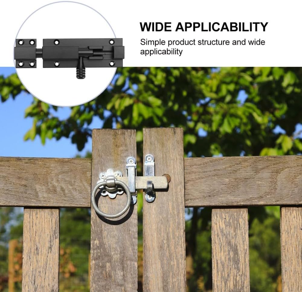 ya 26 10.21 baidi Aluminum Alloy Door Latch Bolt Sliding Bolt Anti-Theft Sliding Lock Bolt