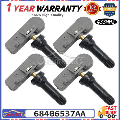 ya 4 8.8 4pcs TPMS tire Pressure Sensor for Jeep for Chrysler for Dodge for Ram 68406537AA 68241067AA