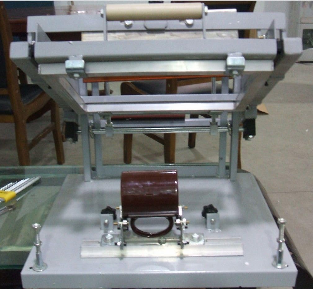 ya 16 10.20 baidi Manual Screen Cylinder Printing Machine for Bottle/Cup/Pen Surface Curve Press T