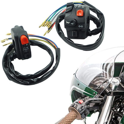 ya 4 8.14 7/8 Horn Button Turn Signal Electric Fog Lamp Start Handlebar Controller Switch