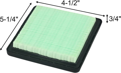 ya 26 10.21 baidi Sturdy Metal Stiffener Design Exact Size Fit Like a Glove 2 Pack Air Filters
