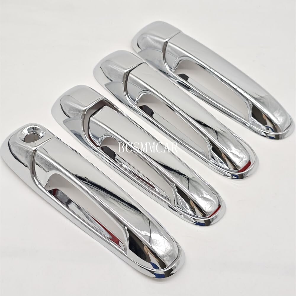 ya 10 9.16 baidi 4 Door Handle Cover W/Keyhole Fit for 2009-2018 for Dodge for Ram 1500 2500 3500 4500