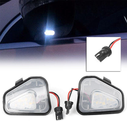ya 13 9.15 baidi 2xLED Side Mirror Puddle Light Bug Free Fits for VW for VW EOS Passat B7 CC