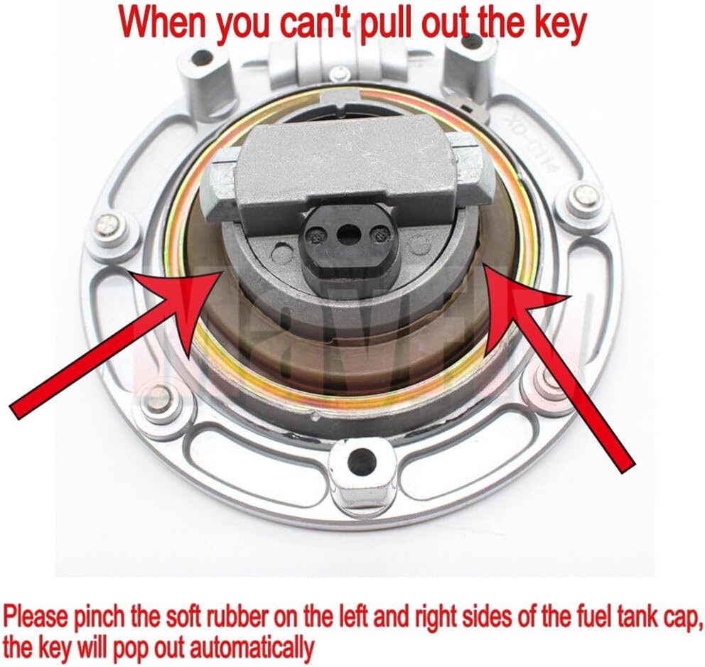 ya 7 8.24 baidi Fit for CBR600F4/F4i 2001-2006 Ignition Switch Fuel Gas Cap for SEAT Lock Key Set