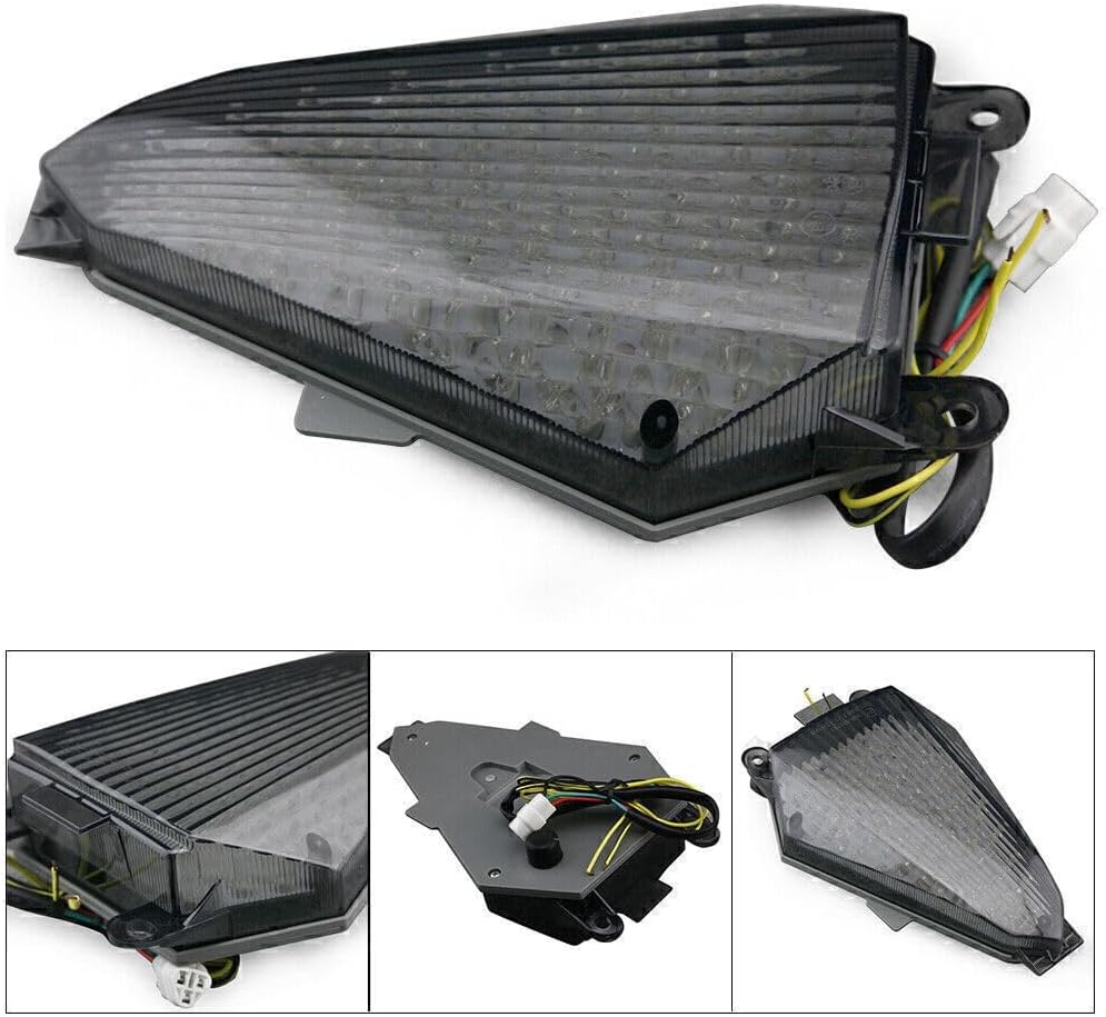 ya 4 8.8.2 Rear Tail Light Brake Turn Signals for for Yamaha 2008 2009 2010 YZF R6 Smoke