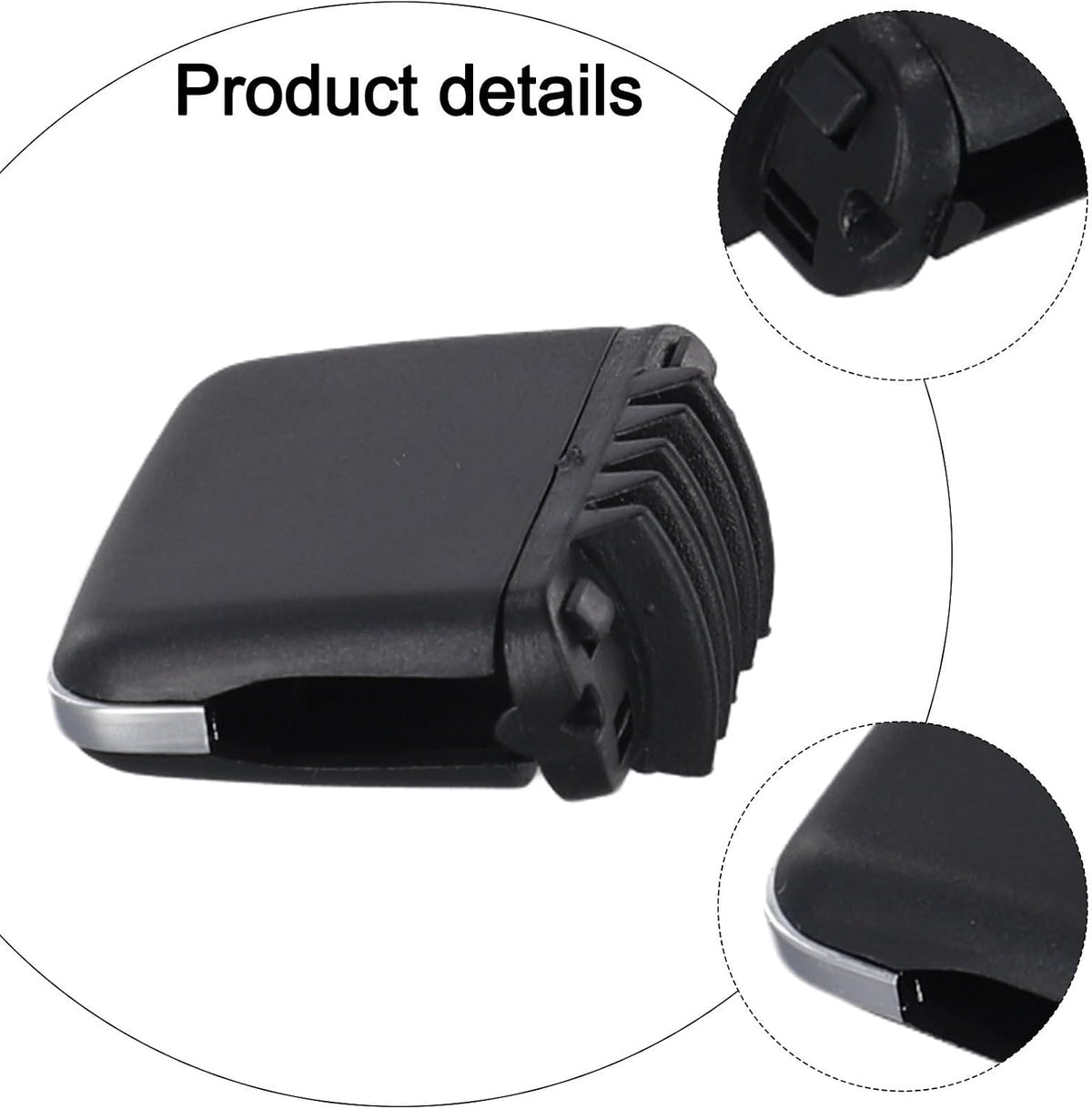 ya 11 9.14 baidiBlack Rear Row Central AC Air Vent Outlet Tab Clip for for Lexus ES350 2011 2012