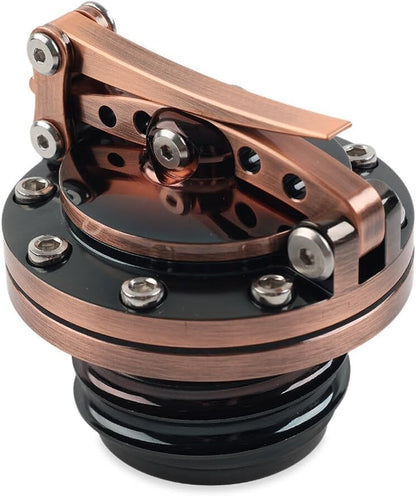 ya 13 9.15 baidi Fuel Tank Cover Oil Cap for Harley Touring Sportster Dyna Softail Bronze USA