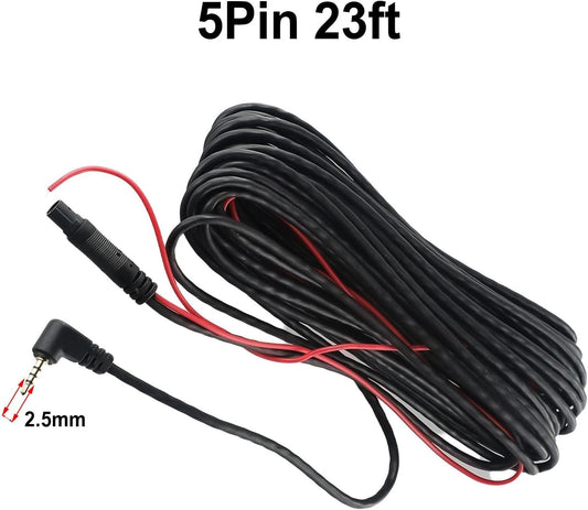 ya 4 8.14 Garden Indoor Extension Cable Cord Wire 5 Pin Accessories Backup Black