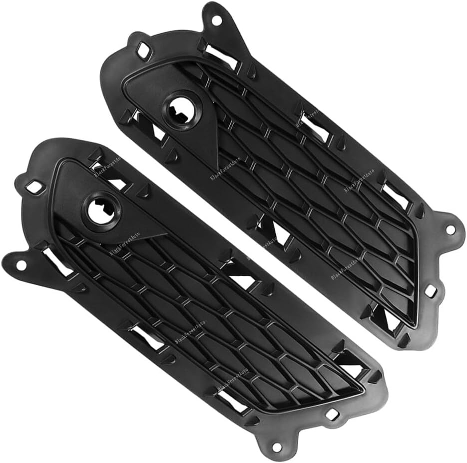 ya 27 10.13 baidi 2x for Land Rover for Range Rover Evoque 16-19 LH+RH Front Lower Grille Cover Bezel