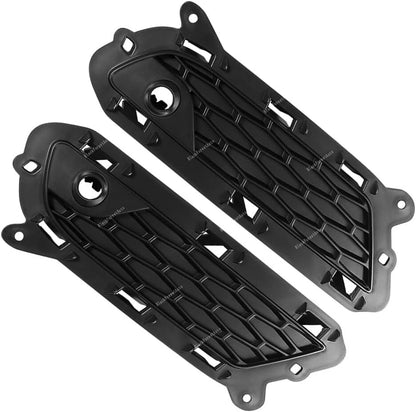 ya 27 10.13 baidi 2x for Land Rover for Range Rover Evoque 16-19 LH+RH Front Lower Grille Cover Bezel