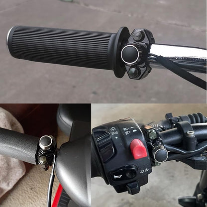ya 4 8.24 baidi 7/8 Aluminum Motorcycle ATV Horn Switch Momentary Button Electric Power Start