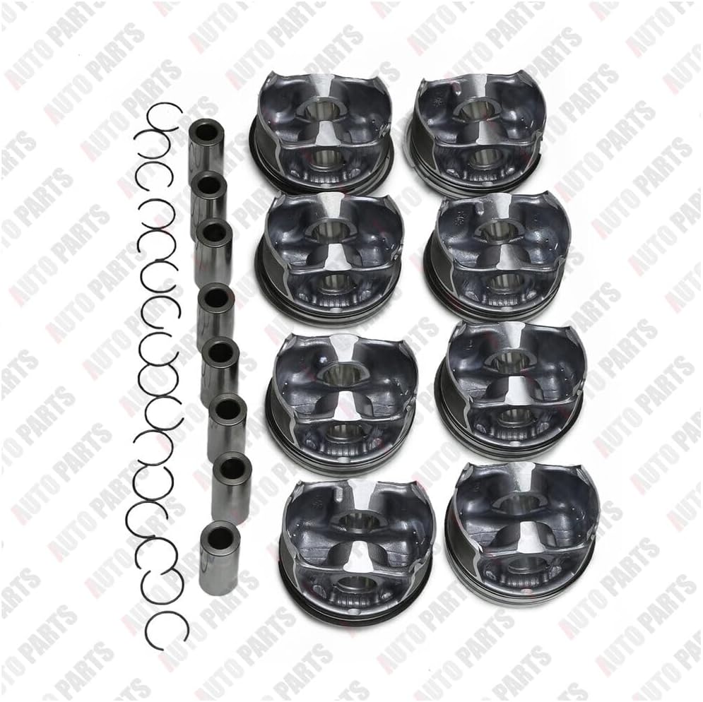 ya 4 8.24 baidi 8 Pieces Pistons and Rings Compatible with for Mercedes-benz CLS500 CLS550 CL500 M278 4.6