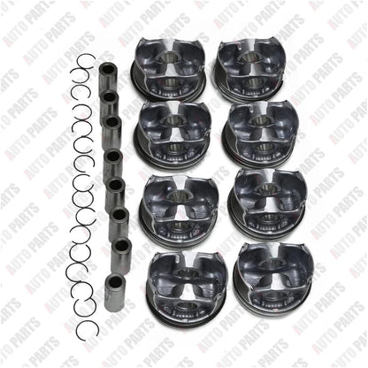 ya 4 8.24 baidi 8 Pieces Pistons and Rings Compatible with for Mercedes-benz CLS500 CLS550 CL500 M278 4.6