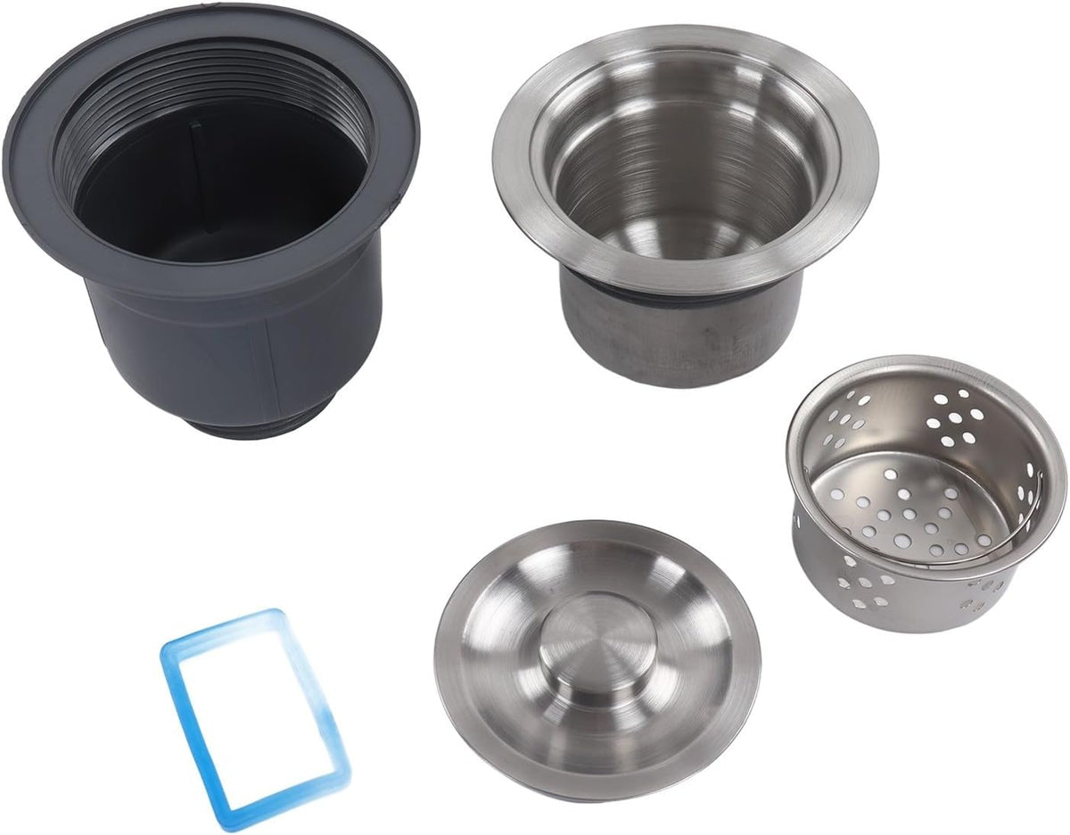 ya 26 10.21 baidi Kitchen Sink Double Hose Drain Kit Quick Draining Expandable Multiple