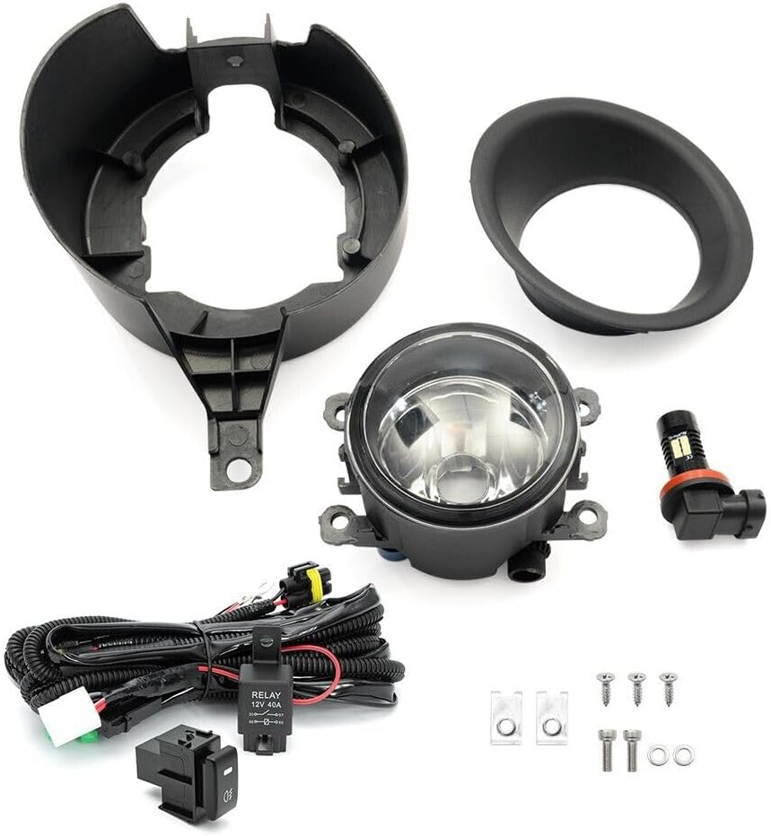 ya 10 9.16 zhengce LED Fog Light Driving Light Kit + Wiring Harness for 2005-2020 for Nissan F
