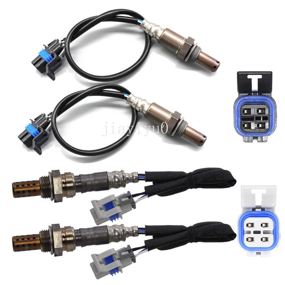 ya 4 8.8 for 2007 for Chevrolet for Silverado 1500 4.8L V8 4pcs Oxygen O2 Sensor 1&2 Upper&Undder