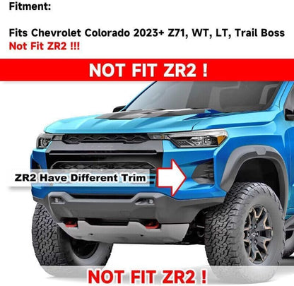 ya 13 9.15 zhengce Daytime running light LED fog strip turn signal for Chevrolet Colorado 2023