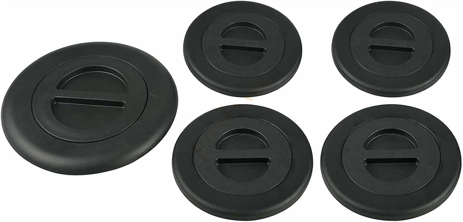 ya 5 8.24 baidi 5-piece Wheel/gooseneck Bed Plug Cover kit for Dodge for Ram 2500 3500 5th 2014-2019