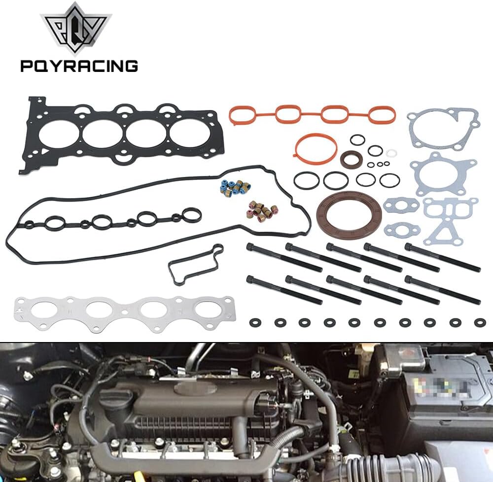 ya 10 9.16 baidi Head Gasket Set w/Bolt Valve 22212-2B000 for Hyundai Accent for Kia 1.6L 12-19