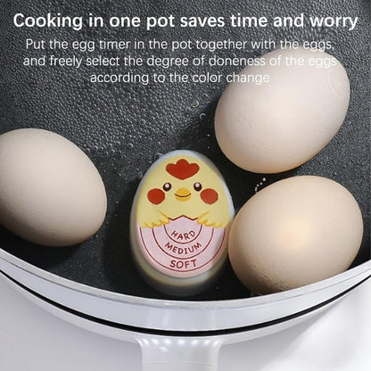 ya 14 9.20 baidi Boiled Egg Timer Egg Perfect Color Changing Timer Eco-Friendly Resin Pink Ti-wq-1