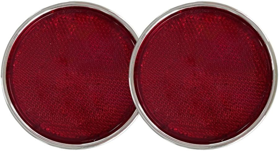 ya 5 8.10 Fits for Land Cruiser FJ25 FJ40 FJ55 1958-1973 2X Reflector Warning Light Lamp