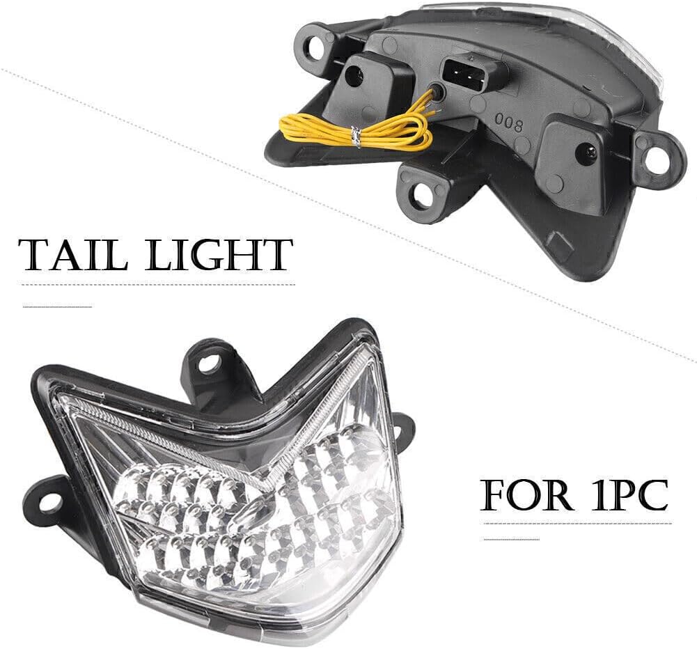 ya 10 9.16 zhengce for Kawasaki ZX10R 2004 2005 LED Rear Tail Light Turn Signals