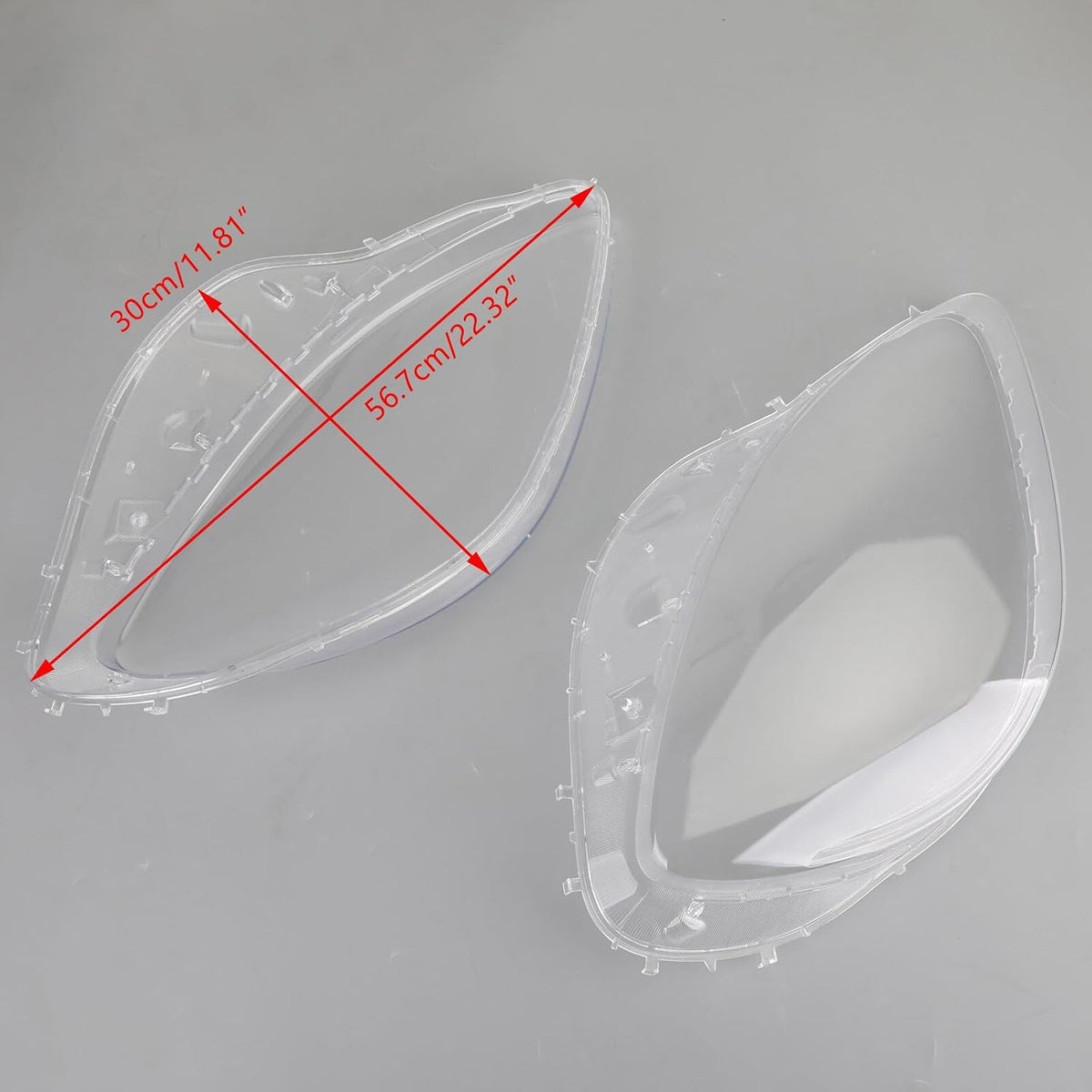ya 10 9.16 zhengce Headlight Replacement Lens Driver Passenger L+R PAIR Fits For Corvet C6 05-