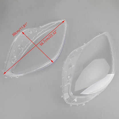 ya 10 9.16 zhengce Headlight Replacement Lens Driver Passenger L+R PAIR Fits For Corvet C6 05-
