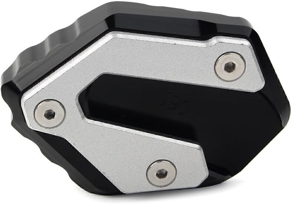 ya 2 8.15 Kickstand Side Stand Extension Pad Fit for Yamaha MT-07 14-18 XSR700 2016-2017 Black