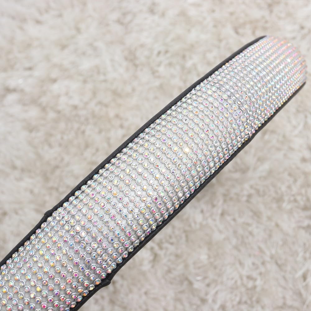 ya 14 9.20 zhengce Fashionable Rhinestone Car Steering Wheel Cover Anti-slip Wheel Sleeve-1