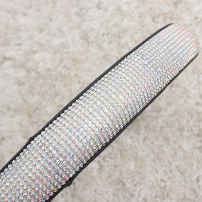 ya 14 9.20 zhengce Fashionable Rhinestone Car Steering Wheel Cover Anti-slip Wheel Sleeve-1