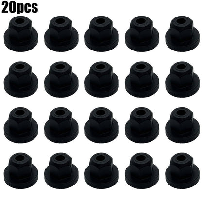 ya 13 9.15 baidi 20pcs Plastic Nut with Ring for for BMW E36 E39 E46 E60 E61 E65 E90 E91 X3 New
