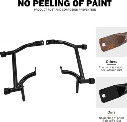 ya 5 8.24 baidi Saddlebag Guard Crash Bars w/Black Guard Ball for Harley Road Electra Glide 09+