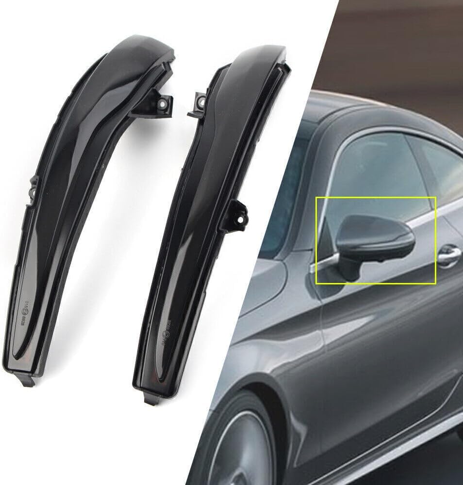 ya 11 9.14 baidiTurn Signal Light Side Mirror Dynamic for for benz C E S V GLC Class W205 X253 15-18