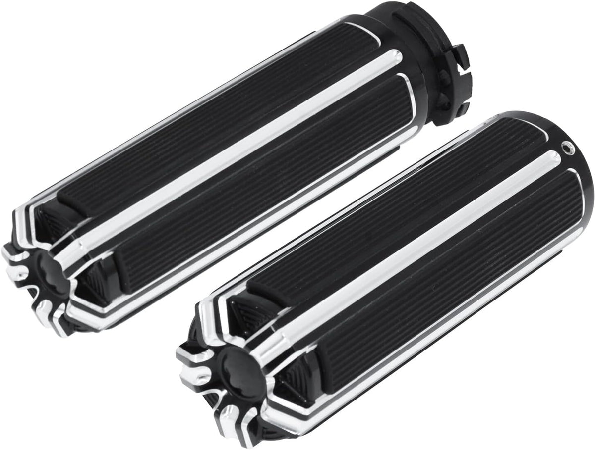ya 11 9.14 baidi1 Black Motorcycle Hand Grips Fits for Dyna 96-17 Softail 95-15 Touring 96-07