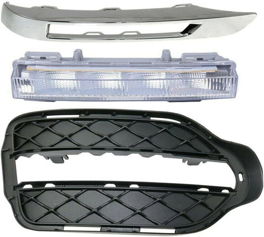 ya 4 8.14 Left front bumper fog lamp bezel fits for Range Rover Sport 2006-09 @