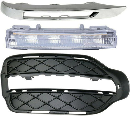 ya 4 8.14 3-piece set of right front fog driving light suitable for Mercedes X204 GLK350 2013-2015 brand new