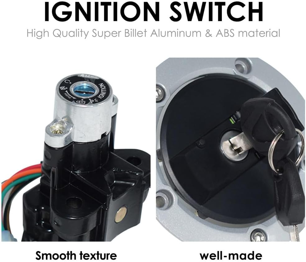 ya 6 8.24 baidi Fit for Suzuki GSXR1000 2009-2015 K9 Ignition Switch Lock Fuel Gas Tank Cap Key