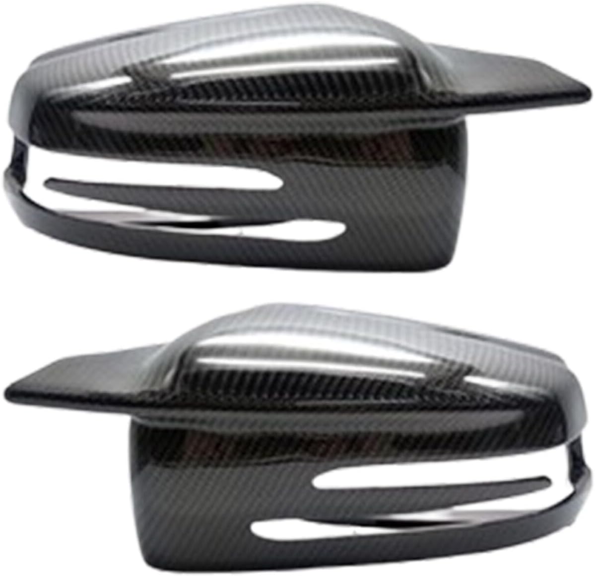 ya 11 9.14 baidiCarbon Fiber Wing Mirror Cover Caps For for Mercedes AMG C63 A45 CLA45 CLS63 E63 SXj