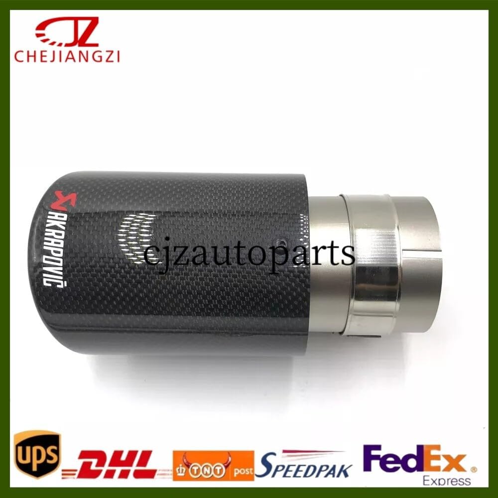 ya 6 8.24 baidi 1 PCS Akrapovic Glossy Carbon Fiber tip Pipe 3''/3.5''/4''/4.5'' Outlet