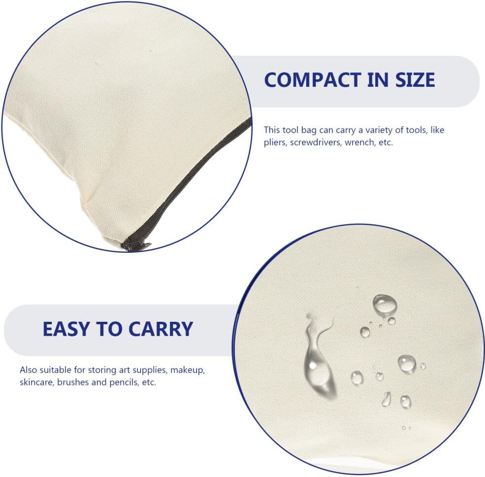 ya 26 10.21 baidi 10PCS Zipper Storage Pouch Tool Pouches with Zipper Tool Organizer Pouch