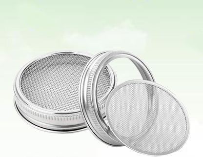 ya 14 9.20 baidi 2PCS Sprouting Lids for Wide Mouth Jars for Making Organic-1