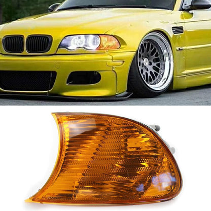 ya 4 8.10 Front Left Turn Signal Light With Yellow Lens for BMW E46 3-Series 2DR 2000-2001