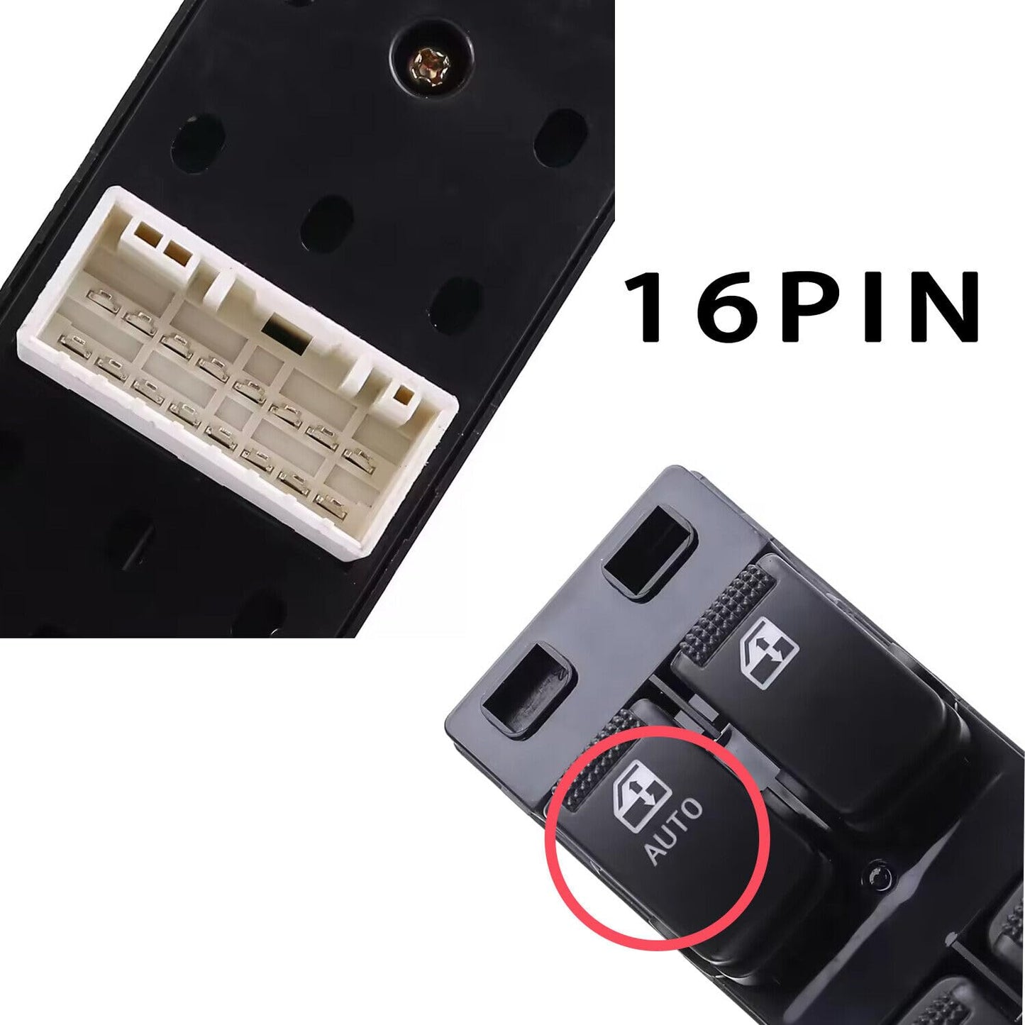 ya 8 8.24 baidi 16 Pins Front Left Power Window Control Switch 93570-3E410 for Kia for Sorento 02-09