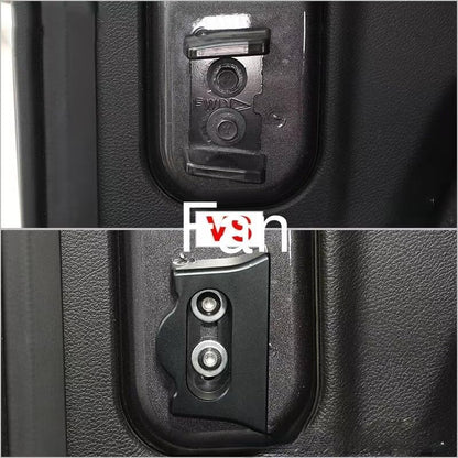 ya 5 8.10 Black Aluminum Alloy Rear Tailgate Stopper Limiter for Jeep for Wrangler JK 07-17 -f